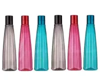 JIKRA Water Bottle Set – 1000ml Plastic Bottles, Pack of 3