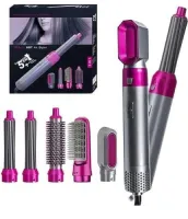 JIKRA Blow Dryer Brush – 5 in 1 Hot Air Brush, Hair Dryer & Volumizer with Detachable Heads