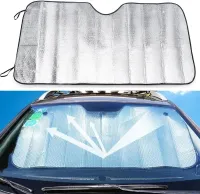 JIKRA Car Sunshade – Foldable Windshield Sun Shade for Front Window