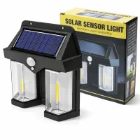 JIKRA Solar Wall Light – Decorative Tungsten Outdoor Lamp for Garden, Balcony & Gate