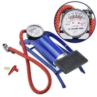 JIKRA Air Pump for Car & Bike – High Pressure Foot Pump Tyre Inflator