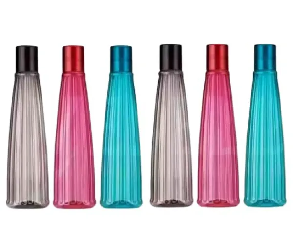 JIKRA Water Bottle Set – 1000ml Plastic Bottles, Pack of 3