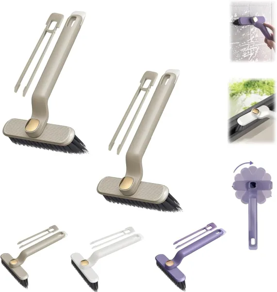 JIKRA Kitchen Cleaning Brush – 360 Rotating Crevice & Gap Cleaning Tool