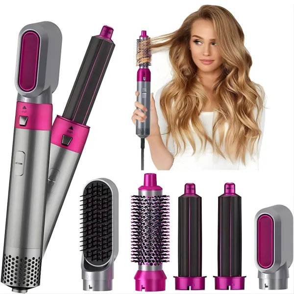 JIKRA Hot Air Brush – 5 in 1 Hair Dryer, Styler & Volumizer