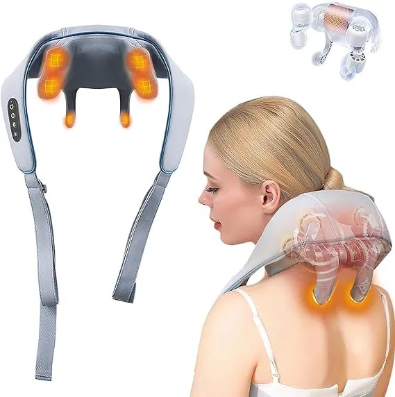 JIKRA Back Massager – Cordless Neck & Back Massager, Rechargeable