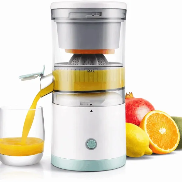 JIKRA Lemon Squeezer – Electric Citrus Juicer, Rechargeable & Cordless