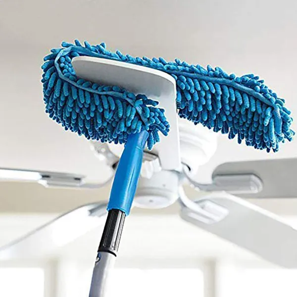 JIKRA Fan Cleaning Brush – Extendable Microfiber Duster with Bendable Head