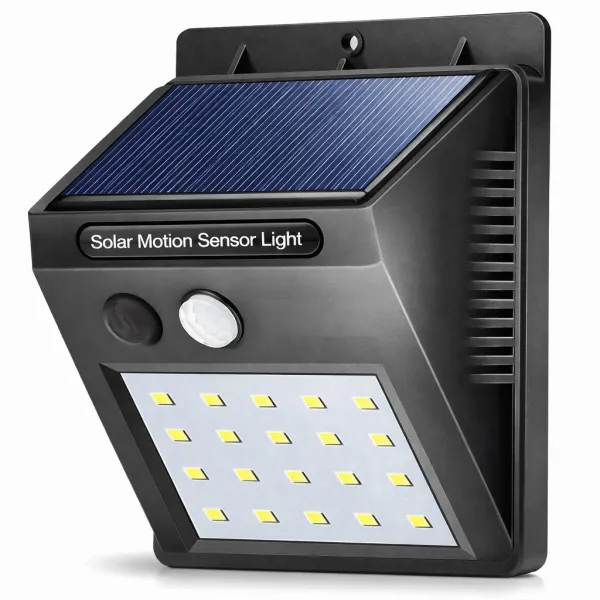 JIKRA Solar Light – Motion Sensor Outdoor Wall Light for Security