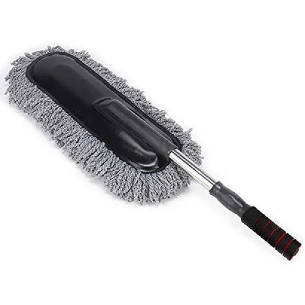 JIKRA Car Duster – Microfiber Car Cleaning Duster Combo, Extendable