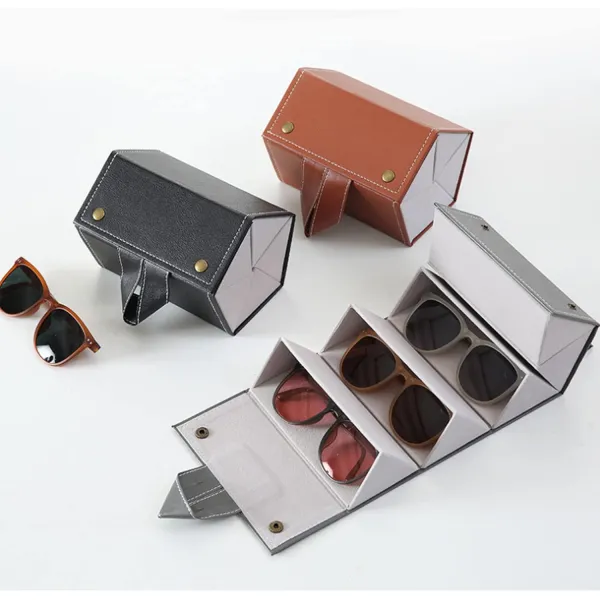 JIKRA Sunglass Case – Foldable Multipurpose Organizer for Multiple Sunglasses