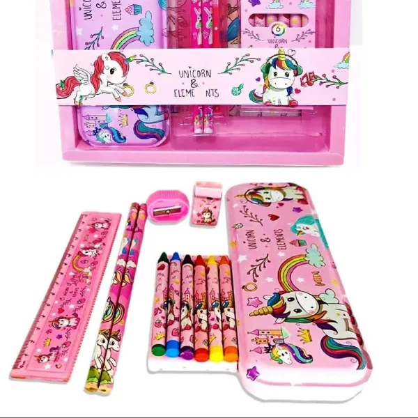 JIKRA Unicorn Pencil Sharpener – Unicorn Theme Stationery for Kids